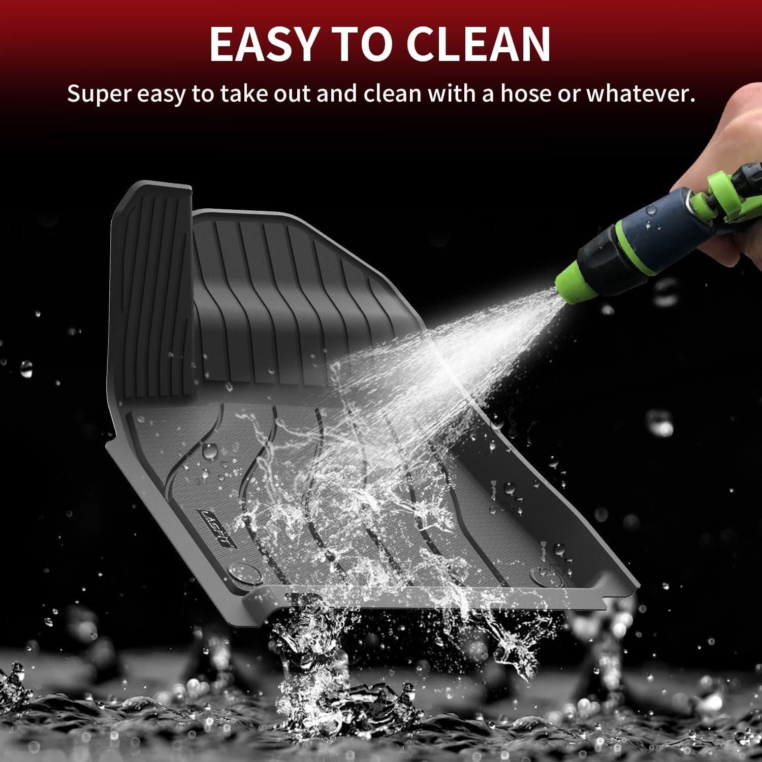 imageLASFIT Floor Mats ampamp Cargo Mat for Acura RDX 20192026 All Weather Floor Liner TPE Custom Fit 1st ampamp 2nd Row Rubber Car Mats and Cargo Liner for Acura RDX Automotive Accessories Black Tasteless20192026  For Porsche Cayenne  Floor Mats