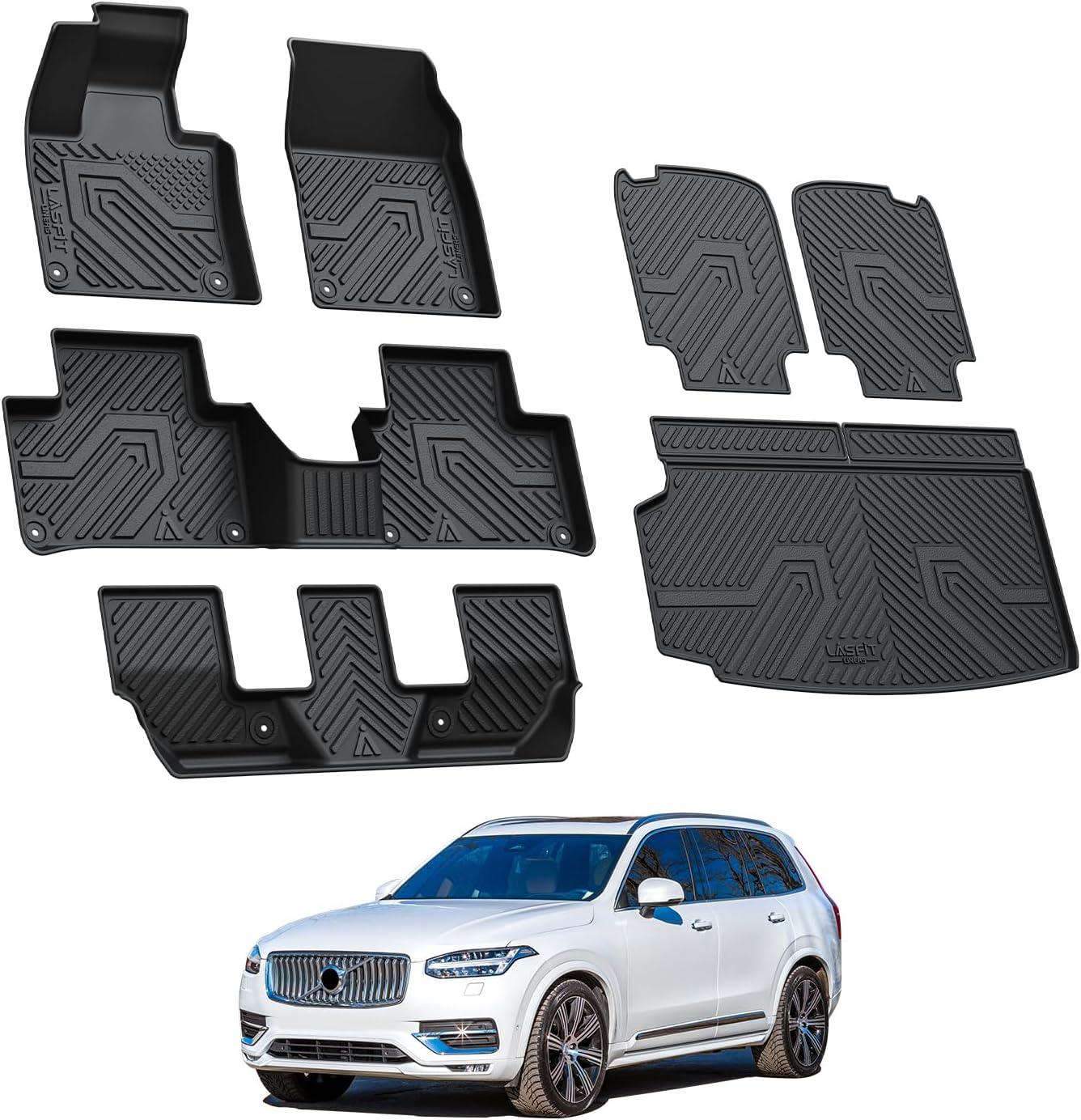 imageLASFIT Floor Mats ampamp Cargo Mat for Acura RDX 20192026 All Weather Floor Liner TPE Custom Fit 1st ampamp 2nd Row Rubber Car Mats and Cargo Liner for Acura RDX Automotive Accessories Black Tasteless20162026  For Volvo XC90  1st  2nd  3rd Row  Cargo  Backrest