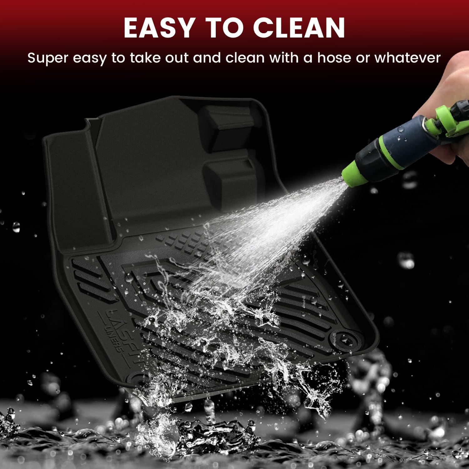 imageLASFIT Floor Mats ampamp Cargo Mat for Honda HRV 20162022 AWD Model All Weather TPE Custom Fit HRV Floor Liner Accessories 1st ampamp 2nd Row ampamp Trunk Mat Full Set Black Not for FWD2For Honda CRV  20172022  Full Set Lower Position