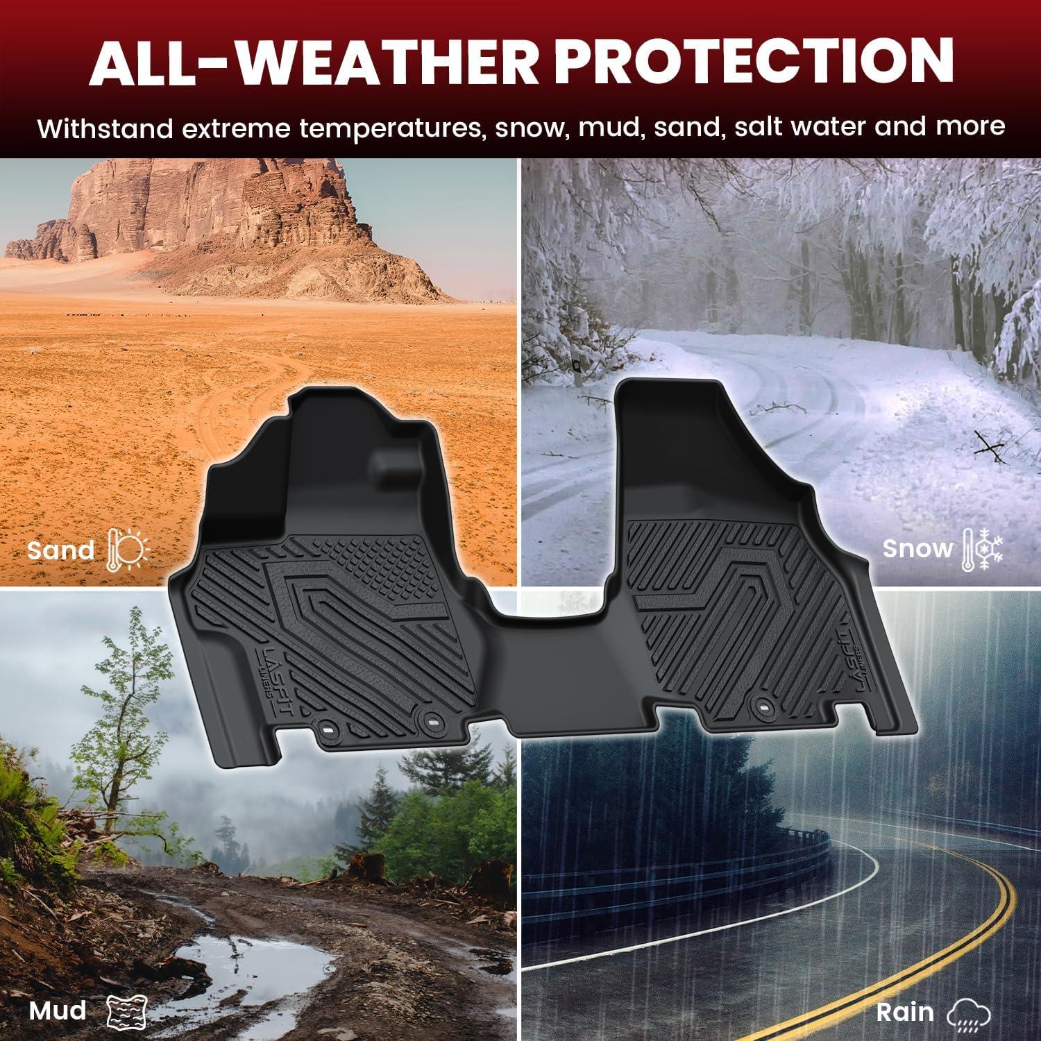 imageLASFIT Floor Mats ampamp Cargo Mat for Honda HRV 20162022 AWD Model All Weather TPE Custom Fit HRV Floor Liner Accessories 1st ampamp 2nd Row ampamp Trunk Mat Full Set Black Not for FWD4For Honda Odyssey  20112017  1st  2nd  3rd