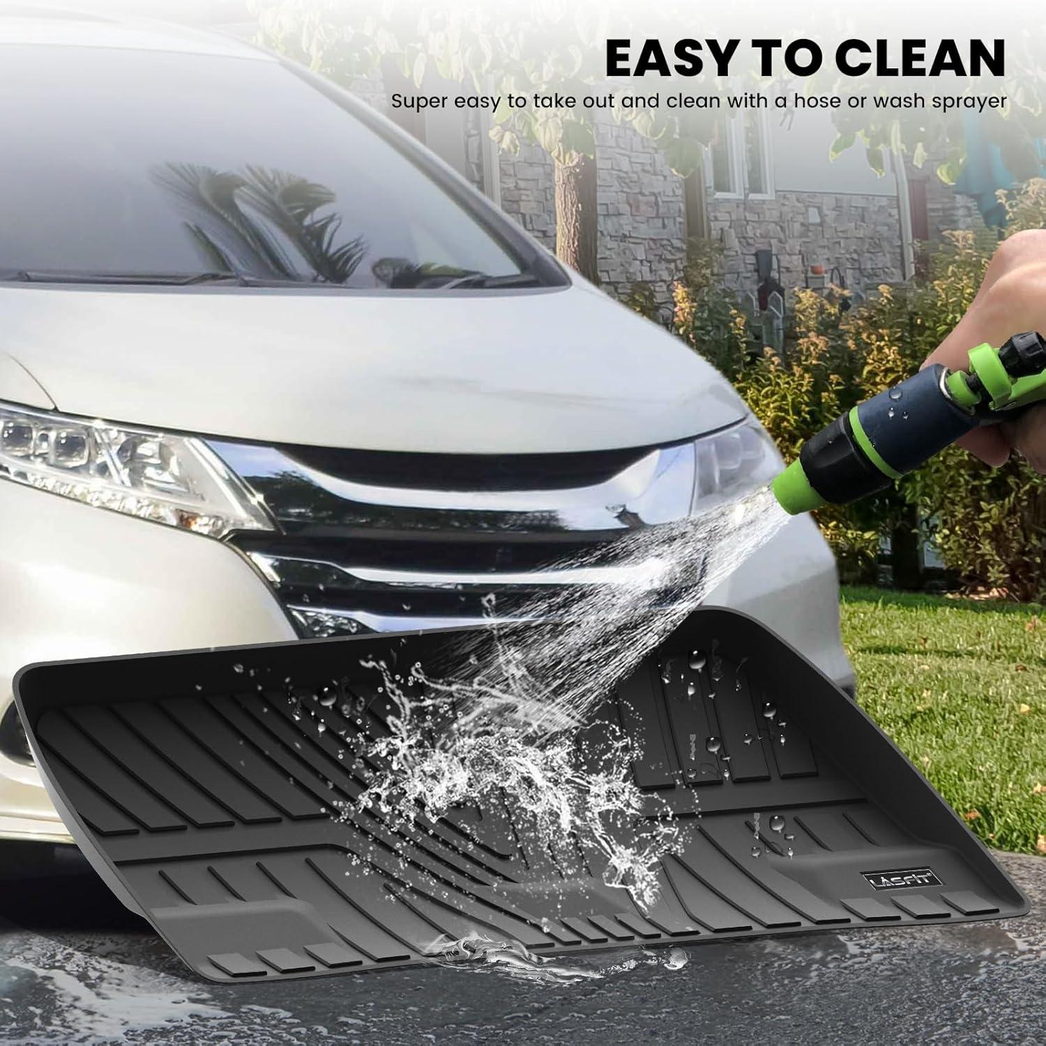 imageLASFIT Trunk Mat for Honda Accord 2013 2014 2015 2016 2017 Sedan Only All Weather Custom Fit TPE Cargo Mat Trunk Tray Cargo Tray Black Not for Coupe ampamp Hybrid7For Honda Odyssey 20182026  Trunk Mat