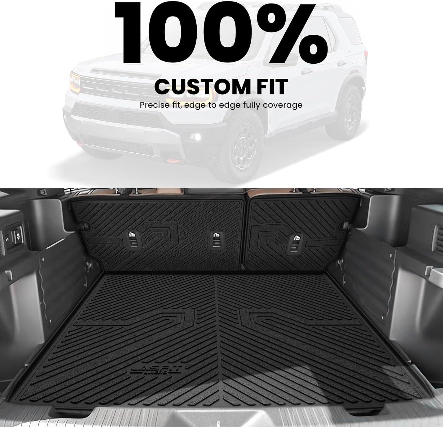 imageLASFIT Trunk Mat for Honda Accord 2013 2014 2015 2016 2017 Sedan Only All Weather Custom Fit TPE Cargo Mat Trunk Tray Cargo Tray Black Not for Coupe ampamp Hybrid3For Honda Passport  2026  Cargo Mat