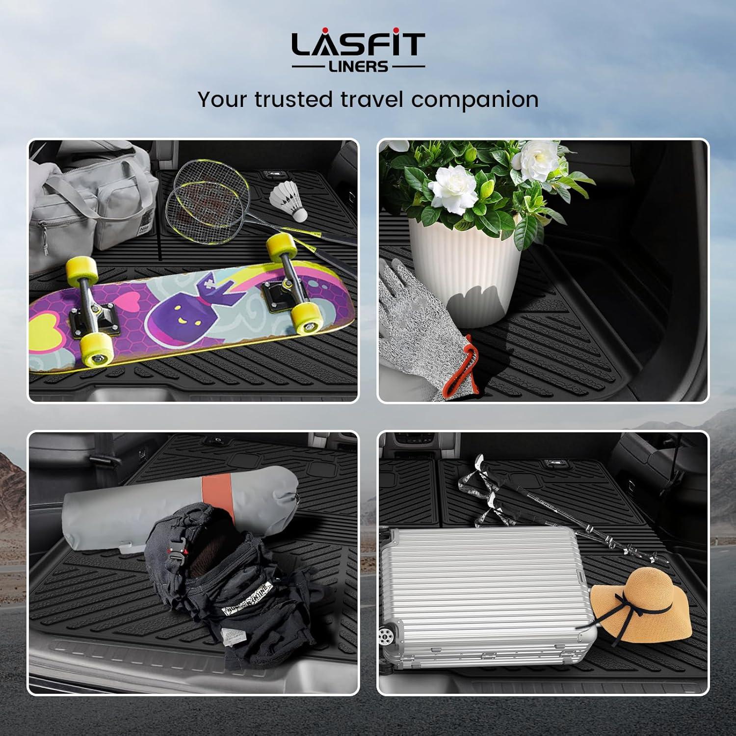 imageLASFIT Trunk Mat for Honda Accord 2013 2014 2015 2016 2017 Sedan Only All Weather Custom Fit TPE Cargo Mat Trunk Tray Cargo Tray Black Not for Coupe ampamp Hybrid4For Honda Pilot  20162025  Trunk Mat