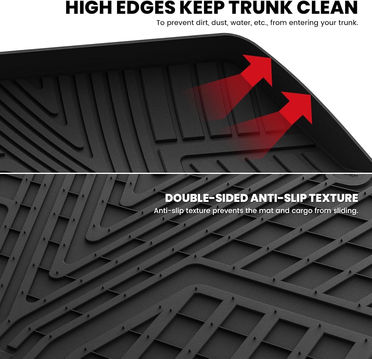 imageLASFIT Trunk Mat for Honda Accord 2013 2014 2015 2016 2017 Sedan Only All Weather Custom Fit TPE Cargo Mat Trunk Tray Cargo Tray Black Not for Coupe ampamp Hybrid7For Honda Odyssey 20182026  Trunk Mat