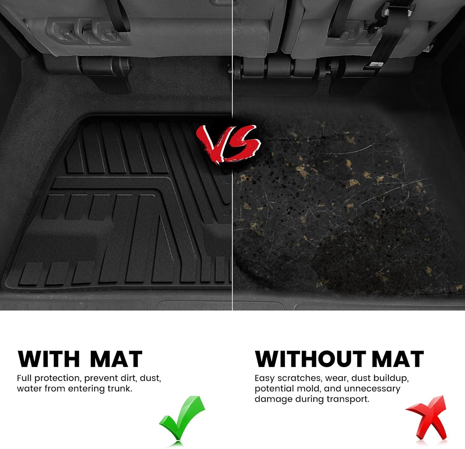 imageLASFIT Trunk Mat for Honda Accord 2013 2014 2015 2016 2017 Sedan Only All Weather Custom Fit TPE Cargo Mat Trunk Tray Cargo Tray Black Not for Coupe ampamp Hybrid7For Honda Odyssey 20182026  Trunk Mat