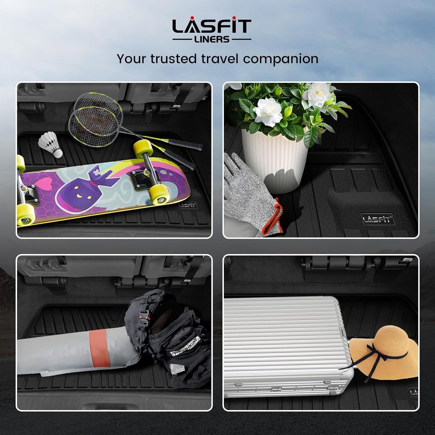 imageLASFIT Trunk Mat for Honda Accord 2013 2014 2015 2016 2017 Sedan Only All Weather Custom Fit TPE Cargo Mat Trunk Tray Cargo Tray Black Not for Coupe ampamp Hybrid7For Honda Odyssey 20182026  Trunk Mat