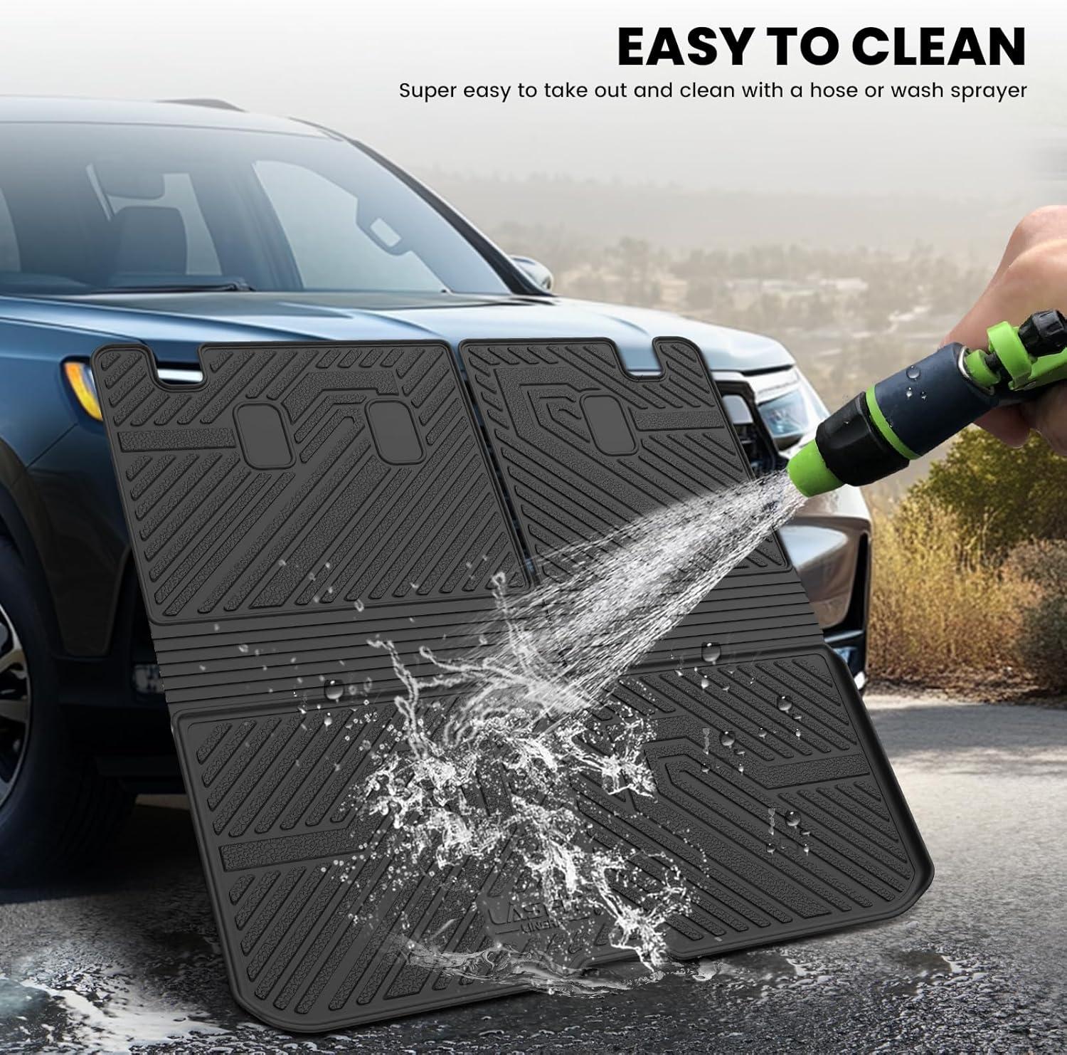 imageLASFIT Trunk Mat for Honda Accord 2013 2014 2015 2016 2017 Sedan Only All Weather Custom Fit TPE Cargo Mat Trunk Tray Cargo Tray Black Not for Coupe ampamp Hybrid4For Honda Pilot  20162025  Trunk Mat