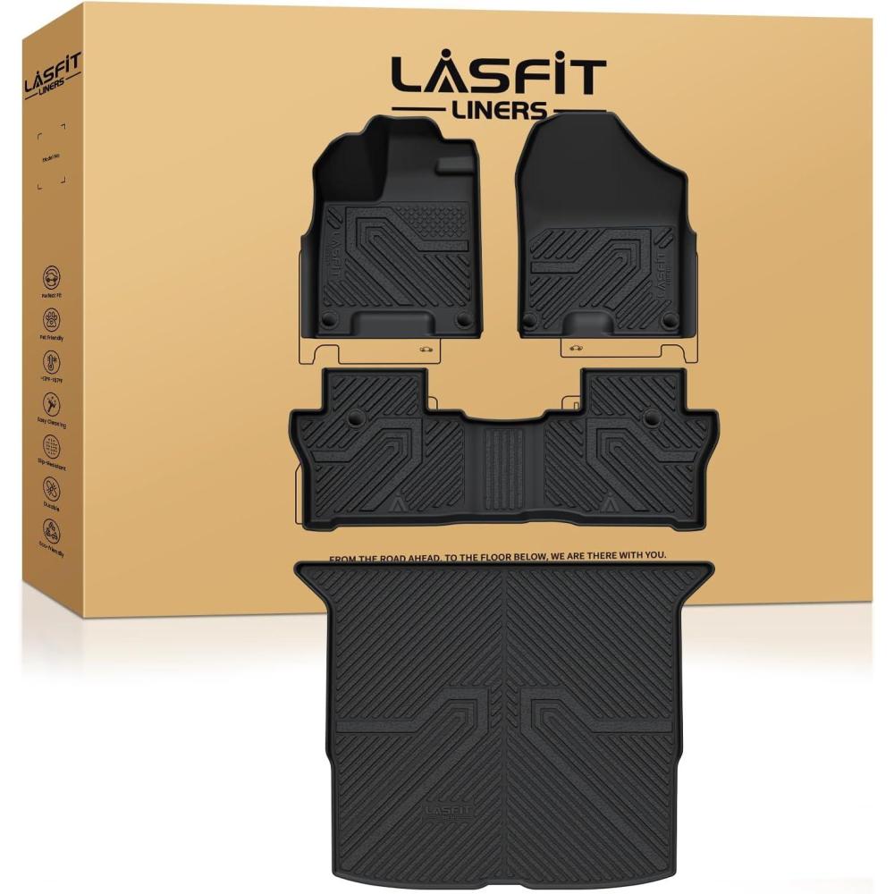 imageLASFIT Trunk Mat for Honda Accord 2013 2014 2015 2016 2017 Sedan Only All Weather Custom Fit TPE Cargo Mat Trunk Tray Cargo Tray Black Not for Coupe ampamp Hybrid3For Honda Passport  20192025  Full Set