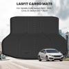 imageLASFIT Floor Mats ampamp Cargo Mat for Honda HRV 20162022 AWD Model All Weather TPE Custom Fit HRV Floor Liner Accessories 1st ampamp 2nd Row ampamp Trunk Mat Full Set Black Not for FWD1For Honda Civic  20162021  Trunk Mat