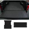 imageLASFIT Truck Bed Mat 20072018 Only Fit 58 FT Bed Not Fit 65FT81FT Bed for Chevrolet SilveradoGMC Sierra 1500 All Weather TPE Custom Fit Bed Liner 2007 New Body Only 1PC Black4 For Toyota Tacoma  20242026  Tailgate Mat