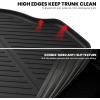 imageLASFIT Trunk Mat for Honda Accord 2013 2014 2015 2016 2017 Sedan Only All Weather Custom Fit TPE Cargo Mat Trunk Tray Cargo Tray Black Not for Coupe ampamp Hybrid5For Honda Accord  20132017  Trunk Mat