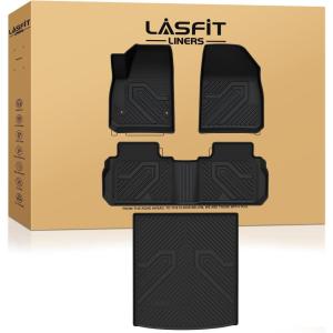 imageLASFIT Floor Mats ampamp Cargo Liner 20212026 ampamp Only 7 Seats Not for 89 Seats for Chevy SuburbanGMC Yukon XLOnly Yukon XL Not Fit YukonCadillac Escalade ESVOnly Escalade ESV Not Fit EscaladeFit for Chevrolet Blazer 20192021