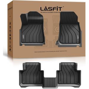 imageLASFIT Floor Mats ampamp Cargo Mat for Acura RDX 20192026 All Weather Floor Liner TPE Custom Fit 1st ampamp 2nd Row Rubber Car Mats and Cargo Liner for Acura RDX Automotive Accessories Black Tasteless20192026  For Porsche Cayenne  Floor Mats