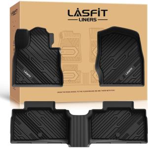 imageLASFIT Floor Mats for Ford F150 20152026  F150 Lightning 20222025 SuperCrew Rear wo Fold Flat Storage Carpet Floor All Weather Protector TPE Truck Liners 1st ampamp 2nd Row 3pcs Black3 Explorer 67 Seats 2025  2Rows