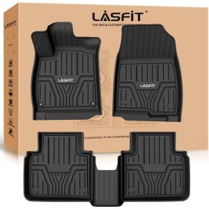 imageLASFIT Trunk Mat for Honda Accord 2013 2014 2015 2016 2017 Sedan Only All Weather Custom Fit TPE Cargo Mat Trunk Tray Cargo Tray Black Not for Coupe ampamp Hybrid5For Honda Accord  20182022  1st  2nd Row