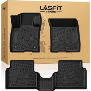 imageLASFIT Trunk ampamp Backrest Mat for Ford Explorer 20202025 2026 Custom Fit All Weather Protector TPE OnePiece Design Easy Installation Trunk with Seatback Mat 1pc Black6 Maverick Gasoline 2225  2Rows