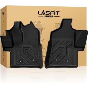 imageLASFIT Trunk ampamp Backrest Mat for Ford Explorer 20202025 2026 Custom Fit All Weather Protector TPE OnePiece Design Easy Installation Trunk with Seatback Mat 1pc Black10 Transit 2025  1st Row Vinyl Floor Only