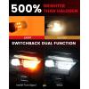 imageLASFIT 3157 Switchback LED Bulb T3 3057 4157 Front Turn Signal Bulb 3457 Builtin Resistor Anti Hyper Flash Super Bright Amber for Turn Signal BlinkerWhite for DRL Only for Standard Socket 2PcsSwitchbackAmberWhite 