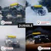 imageLASFIT 42 inch LED Light Bar IP67 Waterproof Spot Flood Combo Beam Off Road Driving Light for Wrangler Cherokee Gladiator F150 Explorer Ranger RamAmber