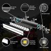 imageLASFIT 42 inch LED Light Bar IP67 Waterproof Spot Flood Combo Beam Off Road Driving Light for Wrangler Cherokee Gladiator F150 Explorer Ranger RamWhite
