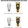 imageLASFIT 912 921 LED Bulb Reverse Light Backup Light White and Third Brake Bulbs Light Red Combo T15 W16W Canbus Error Free LightNonPolarity 4 PCS