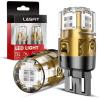 imageLASFIT 921 LED Bulb Reverse Lights 912 T15 Back Up Light CANBUS Error Free W16W 906 Reversing Bulb 904 916 6000K Xenon White New Upgrade Design Plug and Play Pack of 2Red