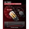 imageLASFIT 921 LED Bulb Reverse Lights 912 T15 Back Up Light CANBUS Error Free W16W 906 Reversing Bulb 904 916 6000K Xenon White New Upgrade Design Plug and Play Pack of 2Amber
