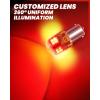 imageLASFIT 921 LED Bulb Reverse Lights 912 T15 Back Up Light CANBUS Error Free W16W 906 Reversing Bulb 904 916 6000K Xenon White New Upgrade Design Plug and Play Pack of 2Red