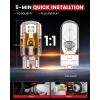 imageLASFIT 921 LED Bulb Reverse Lights 912 T15 Back Up Light CANBUS Error Free W16W 906 Reversing Bulb 904 916 6000K Xenon White New Upgrade Design Plug and Play Pack of 2Red