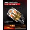 imageLASFIT 921 LED Bulb Reverse Lights 912 T15 Back Up Light CANBUS Error Free W16W 906 Reversing Bulb 904 916 6000K Xenon White New Upgrade Design Plug and Play Pack of 2Amber