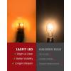 imageLASFIT 921 LED Bulb Reverse Lights 912 T15 Back Up Light CANBUS Error Free W16W 906 Reversing Bulb 904 916 6000K Xenon White New Upgrade Design Plug and Play Pack of 2Amber