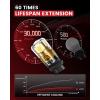 imageLASFIT 921 LED Bulb Reverse Lights 912 T15 Back Up Light CANBUS Error Free W16W 906 Reversing Bulb 904 916 6000K Xenon White New Upgrade Design Plug and Play Pack of 2White