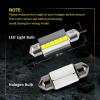 imageLASFIT Bright 31mm LED Festoon 30MM DE3175 DE3021 6428 DE3022 DE3023 Bulb Canbus Error Free 400LM 6000K Extremely Bright Use for Dome Map Door Interior Door Trunk Glove Box Lights Xenon White 2pcs36mm