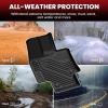 imageLASFIT Floor Mats Custom Fit for Toyota CorollaMatrix 20092013Pontiac Vibe 2009 2010 AllWeather Protection TPE 1st ampamp 2nd Row Car Liners for Toyota Accsessories Easy to Clean Black20202026Highlander HybridFloorCargo Mats