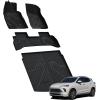 imageLASFIT Floor Mats ampamp Cargo Mat for Genesis GV80 20212024Fit 5 Seats TPE All Weather Protection Custom Fit 1st ampamp 2nd Row Rubber Floor Liners for GV80 Automotive Accessories Black Easy to Clean20202026For Buick Encore GX FWDFloor  Cargo