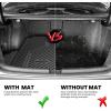 imageLASFIT Floor Mats ampamp Cargo Mat for Genesis GV80 20212024Fit 5 Seats TPE All Weather Protection Custom Fit 1st ampamp 2nd Row Rubber Floor Liners for GV80 Automotive Accessories Black Easy to Clean20112018For VW JettaCargo Mat