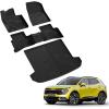 imageLASFIT Floor Mats ampamp Cargo Mat for Hyundai Santa Fe 2023 2022 2021 Only Fit Gas Not Fit Hybrid or PHEV All Weather TPE Custom Fit Floor Liners Accessoires Full Set Car Mats and Trunk Mats3For TucsonSportage  20172022