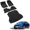 imageLASFIT Floor Mats ampamp Cargo Mat for Hyundai Santa Fe 2023 2022 2021 Only Fit Gas Not Fit Hybrid or PHEV All Weather TPE Custom Fit Floor Liners Accessoires Full Set Car Mats and Trunk Mats2For Hyundai Elantra  20172020