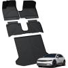 imageLASFIT Floor Mats ampamp Seatback Mats ampamp Cargo Mat for Nissan Armada 20252026  Infiniti QX80 Fit 7seats Not Fit 8 Seats Custom Fit All Weather TPE Easy Clean Durable Floor Liners Car MatsBlack2For IONIQ 5  20222025  Movable  Full Set
