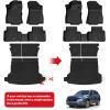 imageLASFIT Floor Mats ampamp Seatback Mats ampamp Cargo Mat for Nissan Armada 20252026  Infiniti QX80 Fit 7seats Not Fit 8 Seats Custom Fit All Weather TPE Easy Clean Durable Floor Liners Car MatsBlack4For Subaru Forester  2025  Gas  Full Set