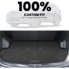 imageLASFIT Floor Mats for Nissan Pathfinder 20132020  Infiniti QX60 20142021  JX35 2013 All Weather TPE Custom Fit Easy Clean Durable NoCurling Trunk Mat for Pathfinder ampamp QX60 ampamp JX352For Hyundai Santa Fe Sport  20132018