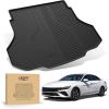 imageLASFIT Floor Mats for Nissan Pathfinder 20132020  Infiniti QX60 20142021  JX35 2013 All Weather TPE Custom Fit Easy Clean Durable NoCurling Trunk Mat for Pathfinder ampamp QX60 ampamp JX352For Hyundai Elantra  20212025  Cargo Mat