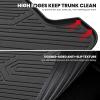 imageLASFIT Floor Mats for Nissan Pathfinder 20132020  Infiniti QX60 20142021  JX35 2013 All Weather TPE Custom Fit Easy Clean Durable NoCurling Trunk Mat for Pathfinder ampamp QX60 ampamp JX353For Kia EV6  20222024  Cargo Mat