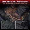 imageLASFIT Floor Mats for Ram 150025003500 Crew Cab 20132018 Front for Ram 1500 Classic Crew Cab 20192024 All Weather TPE Custom Fit Car Mats Truck Front Liners 1st Row Only Black1500 20192024 with 2nd Row Storage Bench Seat Floor Mats