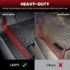 imageLASFIT Floor Mats for Ram 150025003500 Crew Cab 20132018 Front for Ram 1500 Classic Crew Cab 20192024 All Weather TPE Custom Fit Car Mats Truck Front Liners 1st Row Only Black1500 20192024 with 2nd Row Storage Bench Seat Floor Mats