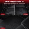 imageLASFIT Floor Mats for Ram 150025003500 Crew Cab 20132018 Front for Ram 1500 Classic Crew Cab 20192024 All Weather TPE Custom Fit Car Mats Truck Front Liners 1st Row Only Black1500 20192024 with 2nd Row Storage Bench Seat Floor Mats