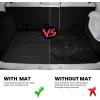 imageLASFIT Trunk Mat for Jeep Grand Cherokee L 20212025 6 Seaters and 7 Seaters All Weather TPE Custom Fit Cargo Mat Trunk Liner Cargo Liner BlackCherokee 20152023 Cargo Mat