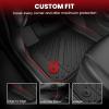 imageLASFIT Trunk MatampampBackrest Mat for Toyota 4Runner 20252026 5Seater Gas OnlyNot Fit Hybrid or 7Seater All Weather TPE Custom Fit Cargo Liner for 6th gen 4Runner SR5TRDLimited Cargo Mat920232026For CrownFloorTrunk Mats