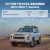imageLASFIT TrunkampampSeatback Mats for Toyota 4Runner 20132024 5 SeatsAll Weather TPE Custom Fit Floor Liner for 4 Runner 5th gen 2 Row Car Mats BlackNot fit Equipped Sliding Cargo Tray Option1201320244Runner 7 SeatsFloor Mats