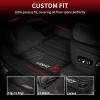 imageLASFIT TrunkampampSeatback Mats for Toyota 4Runner 20132024 5 SeatsAll Weather TPE Custom Fit Floor Liner for 4 Runner 5th gen 2 Row Car Mats BlackNot fit Equipped Sliding Cargo Tray Option2Rav420192025FloorTrunk Mats